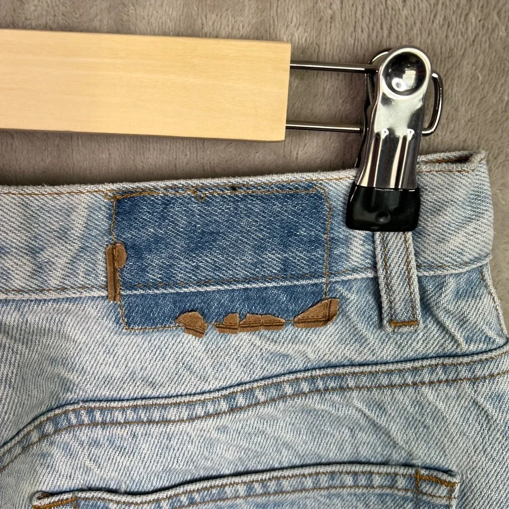 Vintage Eddie Bauer‎ Mom Jeans Women's 10 High Rise Tapered Leg Light Wash 90s